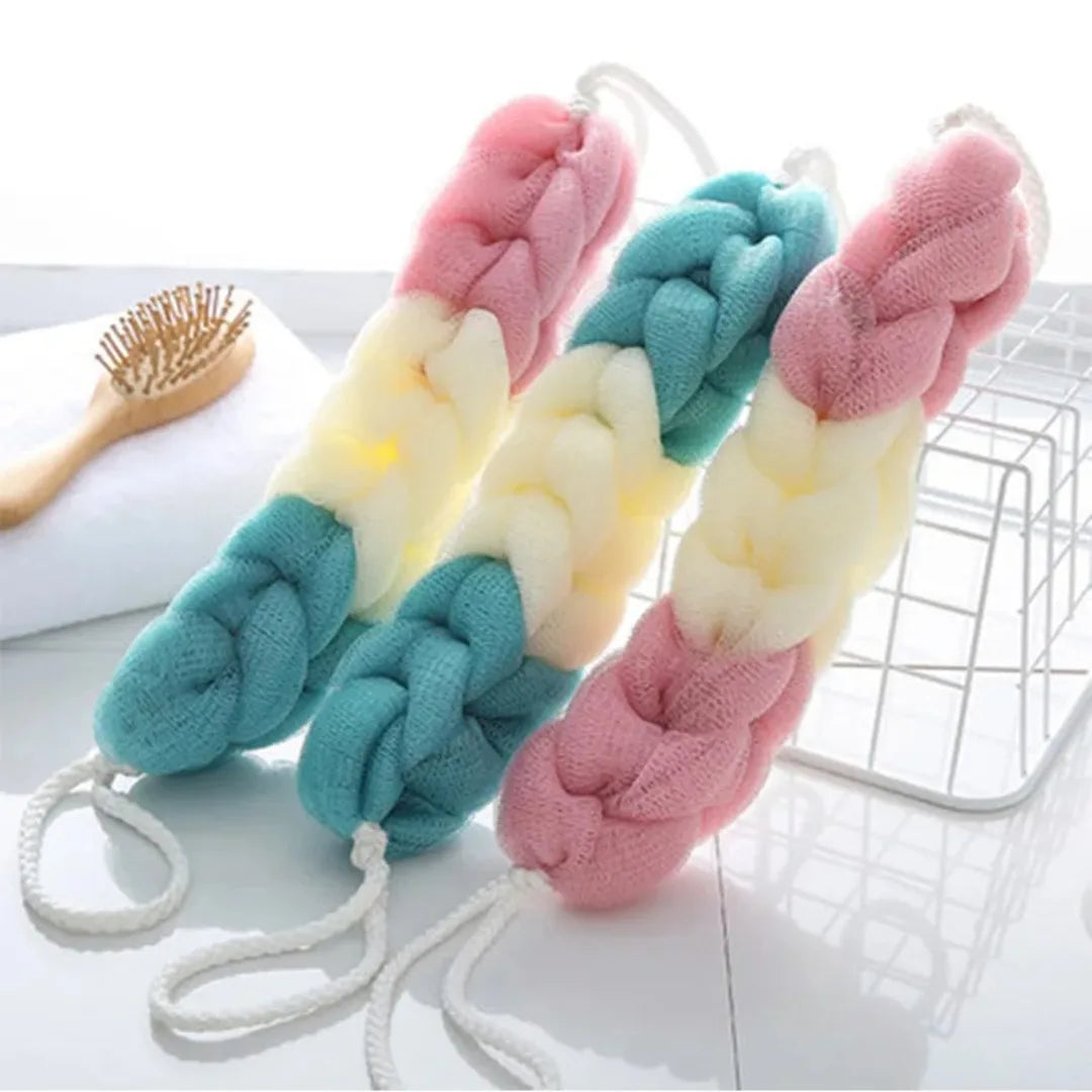 Color Block Mesh Bath Ball Sponge