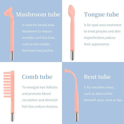 4-in-1 Handheld High Frequency Facial Wand