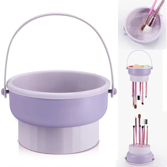 Makeup Brush Cleaning Bowl Set