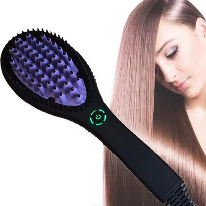 Ceramic Hair Straightener Brush