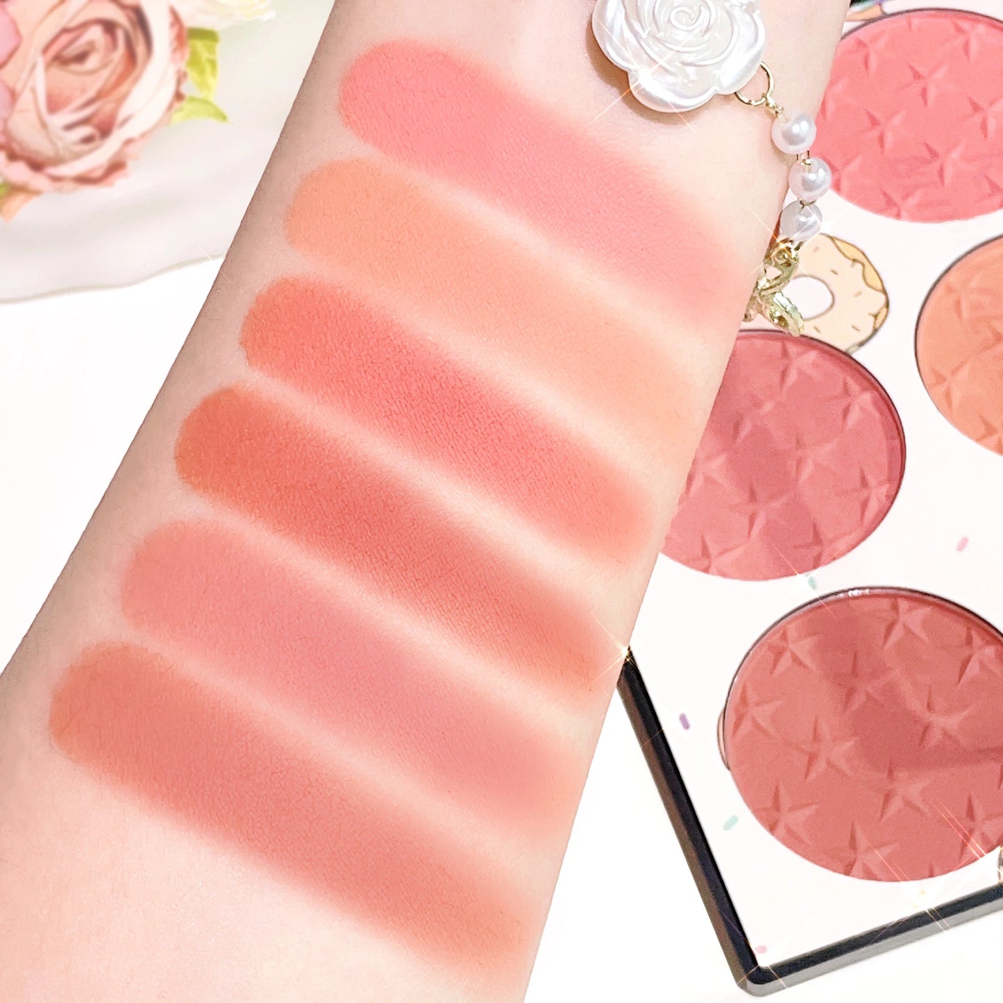 6-Color Matte Blush Palette