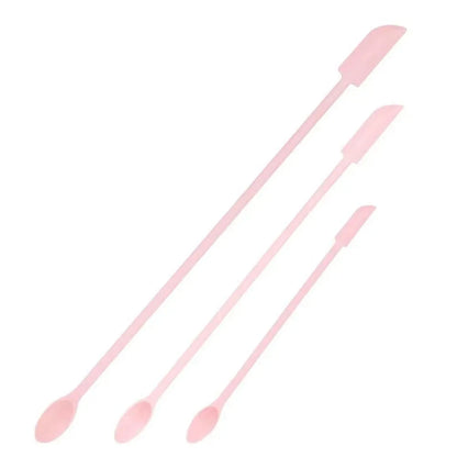 3PCS Mini Silicone Scraper Brush Set