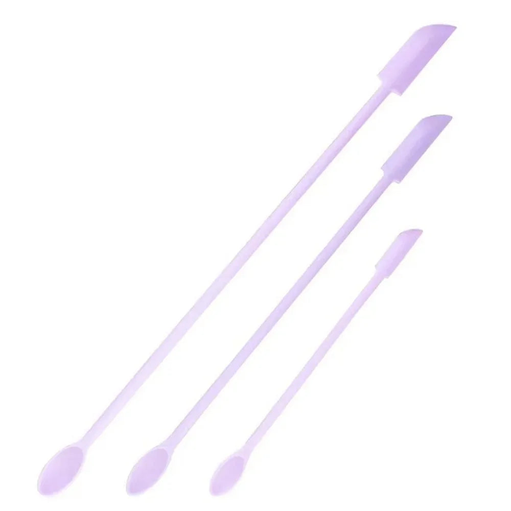 3PCS Mini Silicone Scraper Brush Set