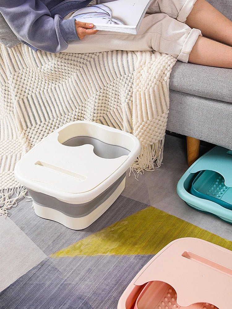 Foldable Footbath Massage Bucket