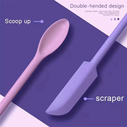 3PCS Mini Silicone Scraper Brush Set