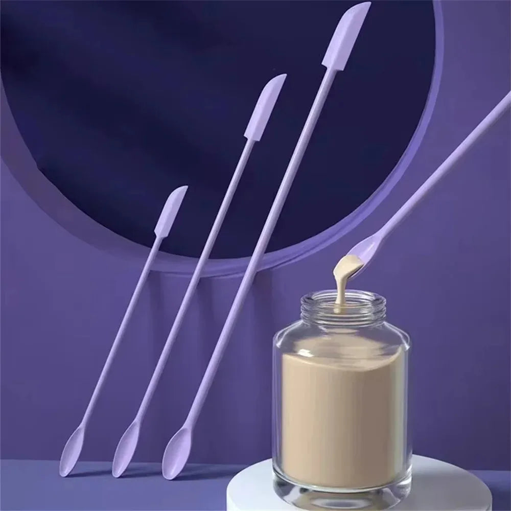 3PCS Mini Silicone Scraper Brush Set