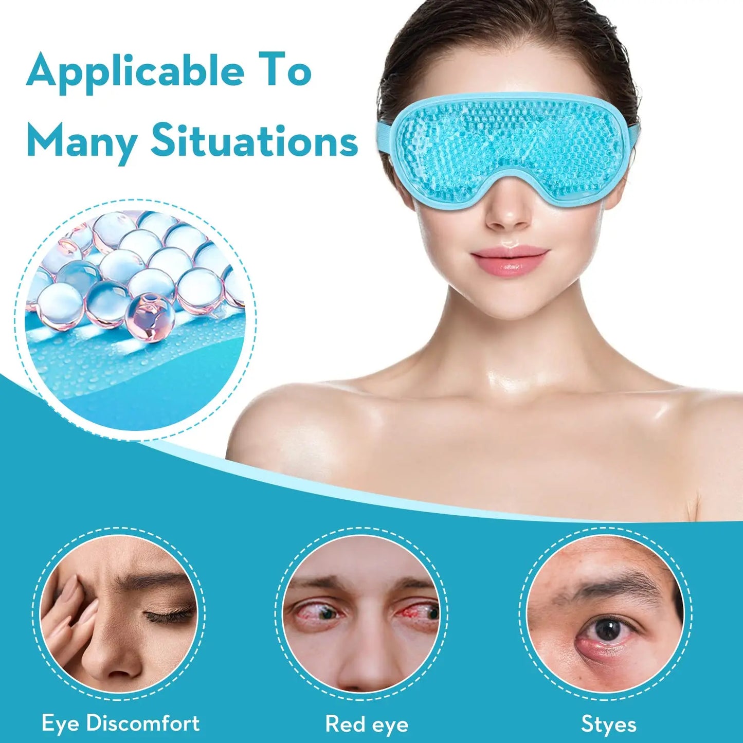Reusable Gel Cooling Eye Mask