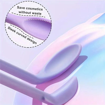 3PCS Mini Silicone Scraper Brush Set
