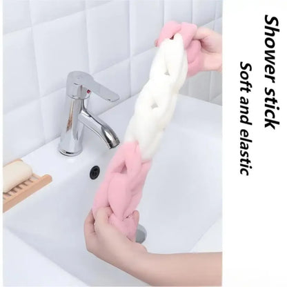 Color Block Mesh Bath Ball Sponge