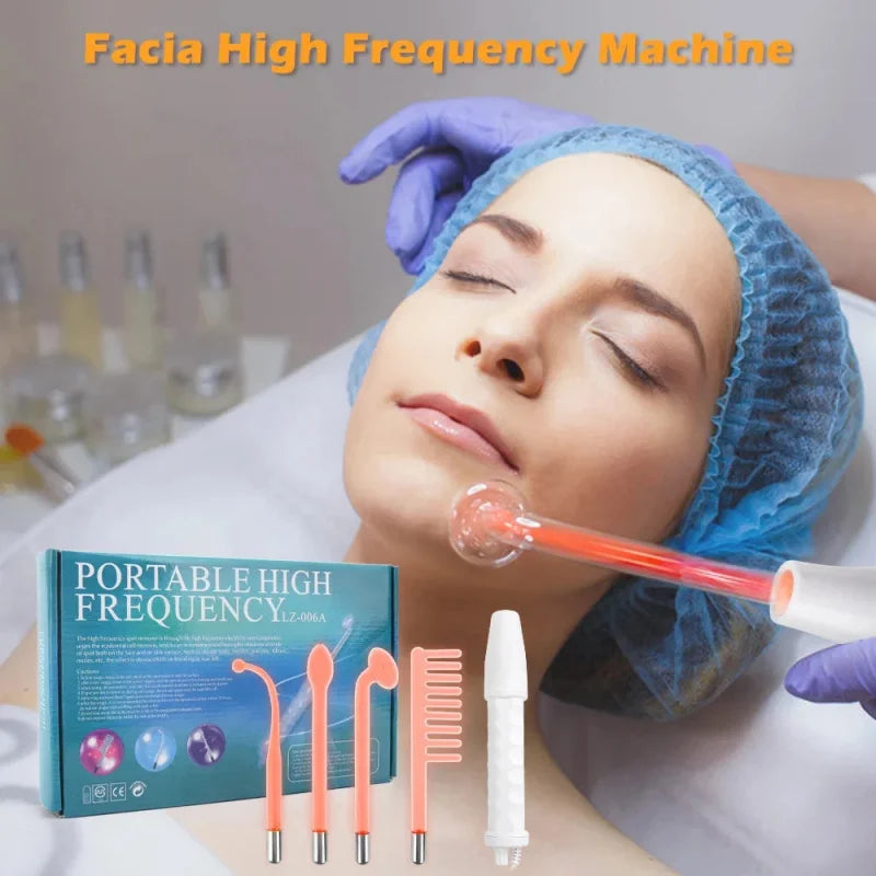 4-in-1 Handheld High Frequency Facial Wand